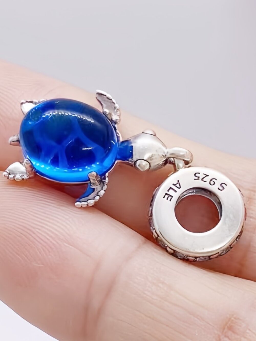 Pandora Murano Glass Sea Turtle Dangle Charm